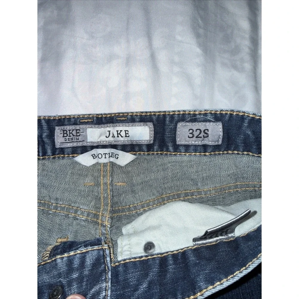 Men's BKE 32x30  Jake Jeans Blue Straight Medium Wash  Denim